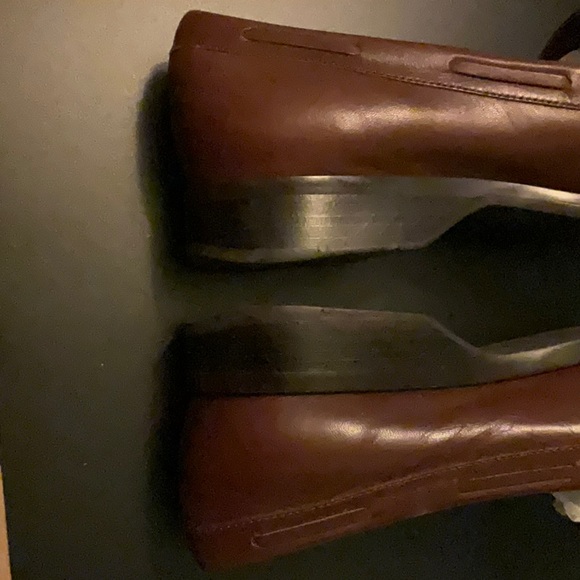 Aigner 2-toned leather and canvas loafers - Picture 5 of 6